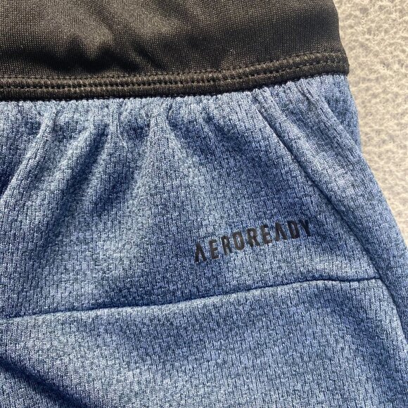 Adidas Men's Shorts Size Large Drawstring Blue Comfort,Lightweight,Pockets - Picture 11 of 15